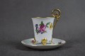 Porcelana Tirschenreuth urocza filiżaneczka ze spodkiem