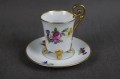 Porcelana Tirschenreuth urocza filiżaneczka ze spodkiem
