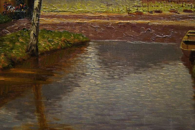Ernst Hugo Lorenz Murowana Krajobraz Spreewald
