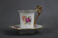 Kahla porcelanowa filiżanka ze spodkiem