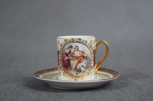 Porcelanowa filiżanka ze spodkiem Alt Wien