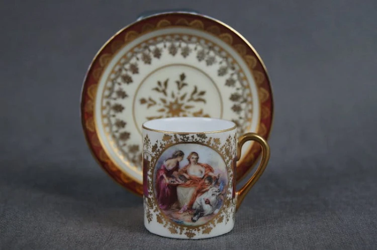 Porcelanowa filiżanka ze spodkiem Alt Wien