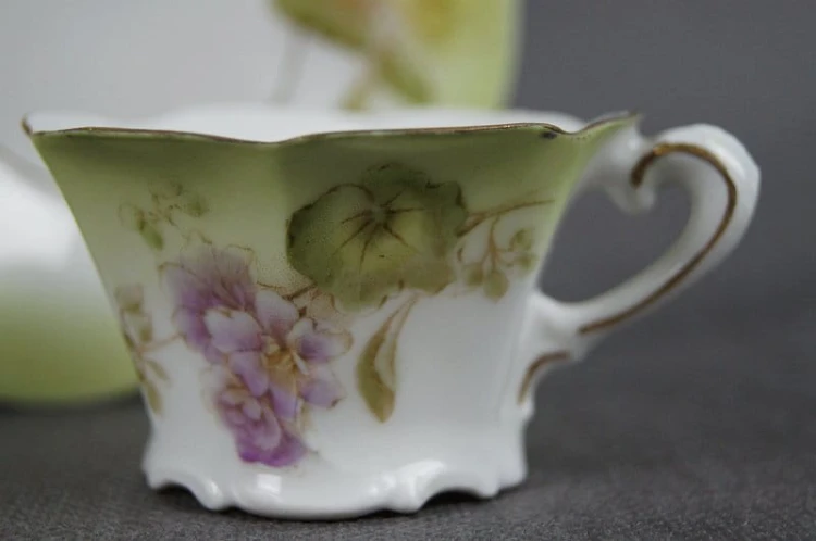 Porcelana Bavaria filiżanka ze spodkiem secesja 1