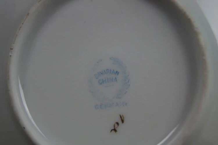 Porcelana Bavaria filiżanka ze spodkiem secesja 1