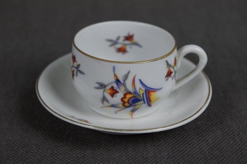 Lubiana porcelana Art Deco filiżanka do espresso