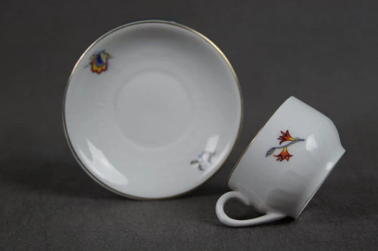 Lubiana porcelana Art Deco filiżanka do espresso