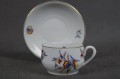 Lubiana porcelana Art Deco filiżanka do espresso