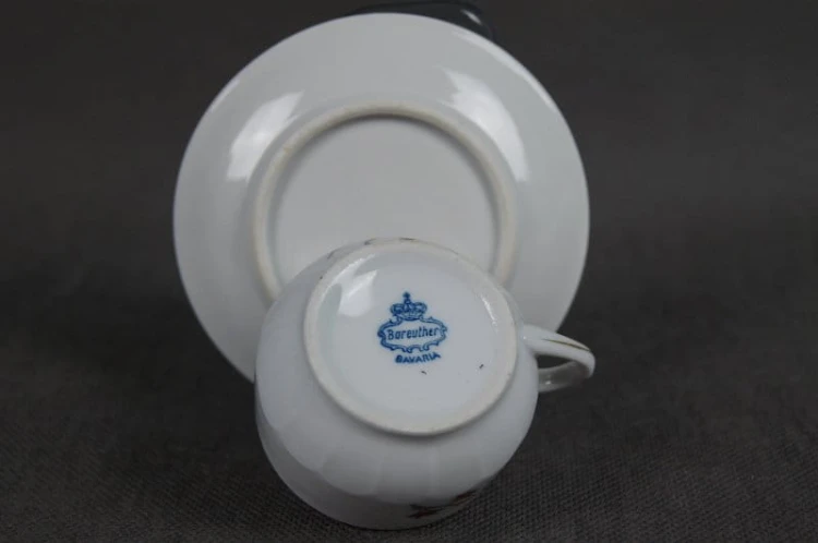 Lubiana porcelana Art Deco filiżanka do espresso