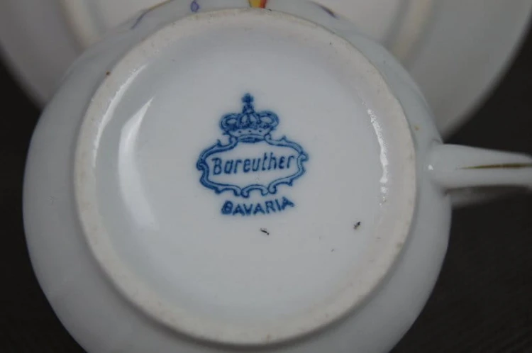 Lubiana porcelana Art Deco filiżanka do espresso