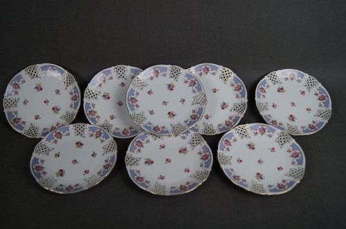 Talerzyki deserowe porcelana Schumann 8 sztuk