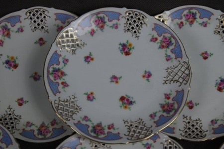 Talerzyki deserowe porcelana Schumann 8 sztuk