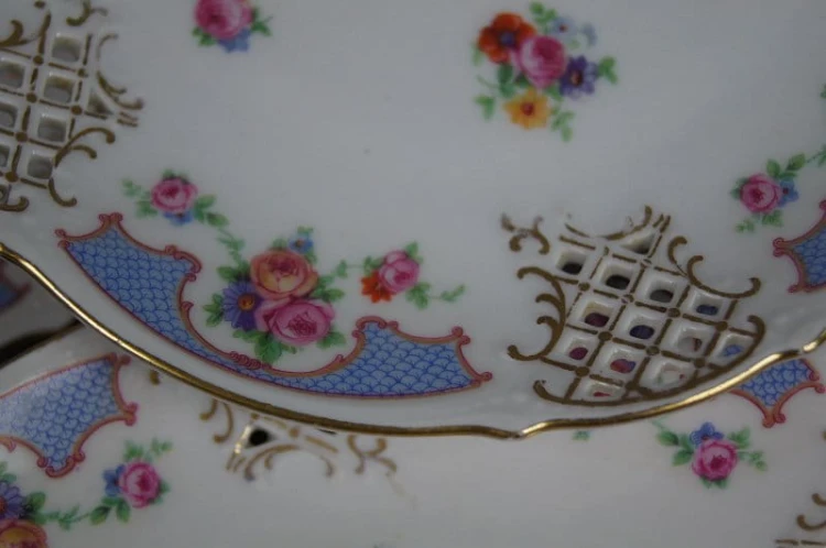 Talerzyki deserowe porcelana Schumann 8 sztuk