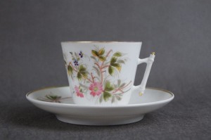 Porcelanowa filiżanka do kawy ze spodkiem 1