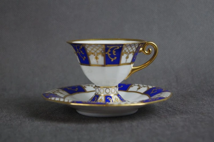 Porcelana Fraureuth efektowna filiżanka do espresso