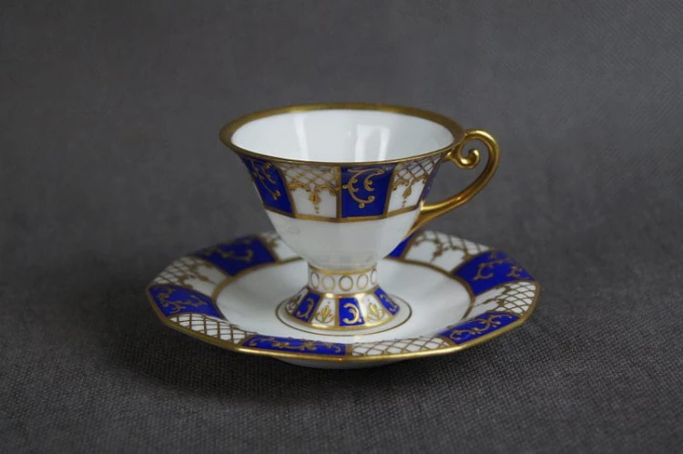 Porcelana Fraureuth efektowna filiżanka do espresso