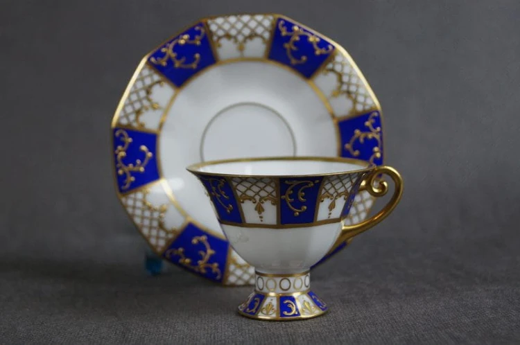 Porcelana Fraureuth efektowna filiżanka do espresso