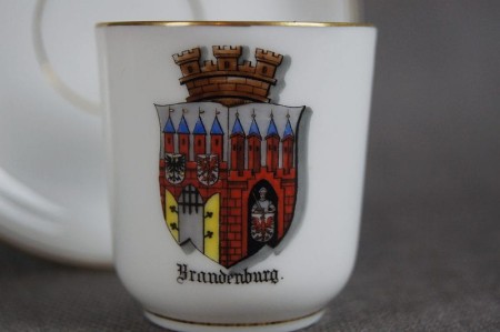 Filiżanka do espresso z herbem Brandenburgii