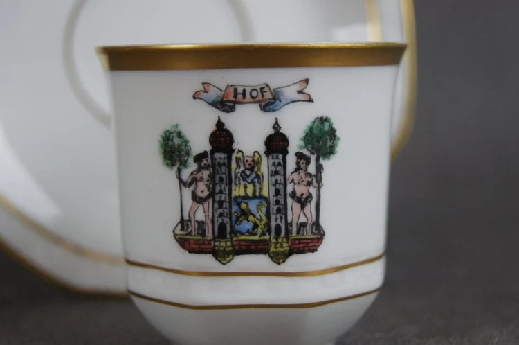 Filiżanka do espresso Bavaria herb Hof marka Heinrich