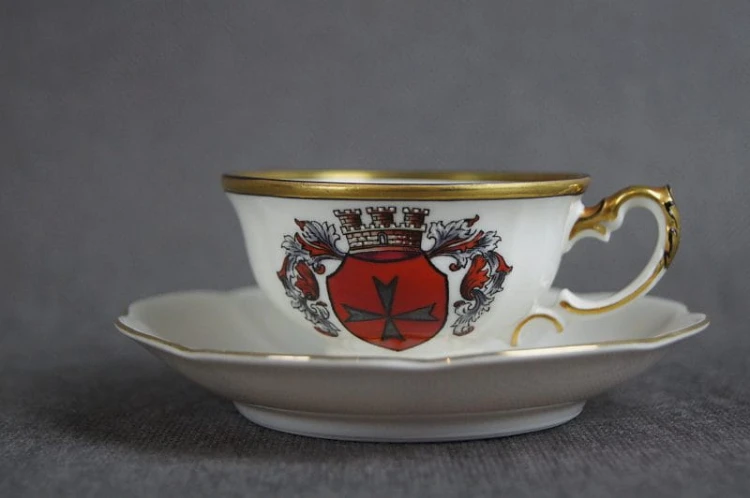 Łagów porcelanowa filiżanka do espresso herb Lagow