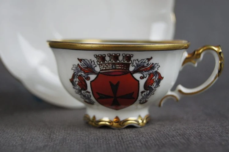 Łagów porcelanowa filiżanka do espresso herb Lagow
