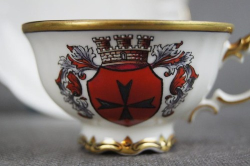 Łagów porcelanowa filiżanka do espresso herb Lagow