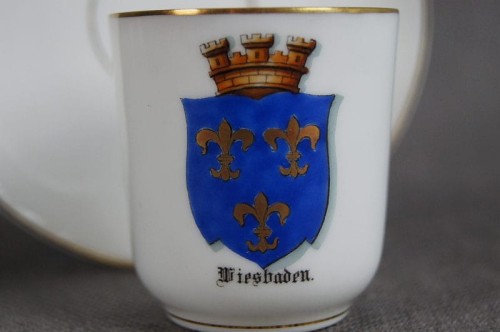 Herb Wiesbaden filiżanka do espresso sygnatura Lettin