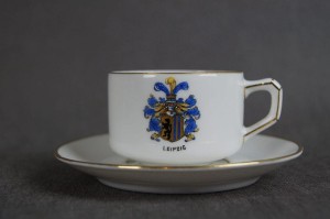 Herb Leipzig ⭐ filiżanka do espresso ⭐ sygnatura Marktredwitz