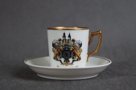 Herb Hameln filiżanka do espresso sygnatura Fraureuth
