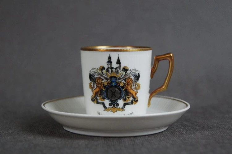 Herb Hameln filiżanka do espresso sygnatura Fraureuth