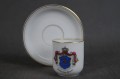 Herb Volksstaat Hessen filiżanka do espresso porcelana Schumann