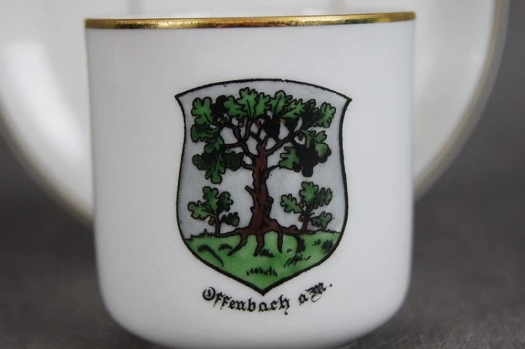 Porcelanowa filiżanka do espresso herb Offenbach