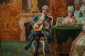 Pałacowy obraz - salonowy koncert - Stephan Sedlacek (1868-1936)