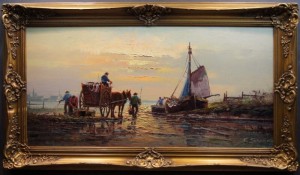 Rybacy po połowie niezwykły obraz Carol Spree