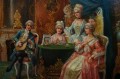 Pałacowy obraz - salonowy koncert - Stephan Sedlacek (1868-1936)