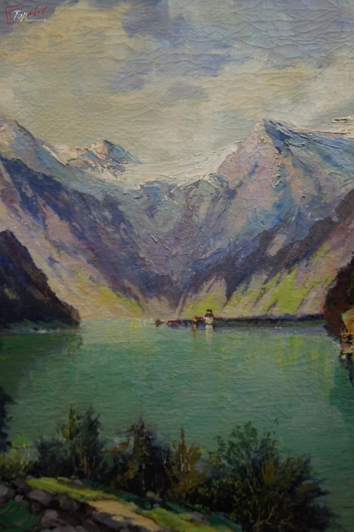 Karl Gross Sattelmair Jezioro Konigssee
