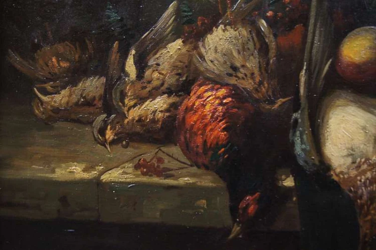 Adolf Rheinert Nastrojowa piękna martwa natura