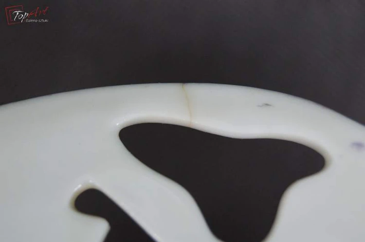 Śląsk porcelanowa patera talerz XIX wiek