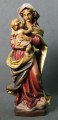 Madonna z dzieciątkiem duża rzeźba w drewnie w polichromii