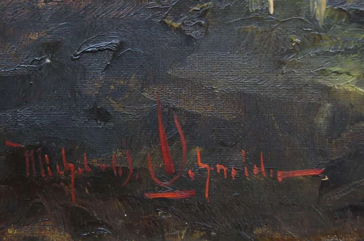 Młyn wodny wiejski krajobraz Michael W. Schneider