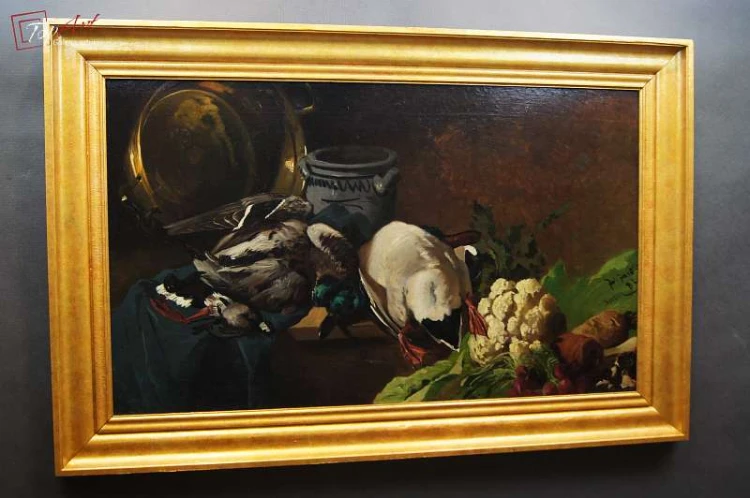 Mega Cenny Obraz!!! Julius Jacob Martwa natura 1882r