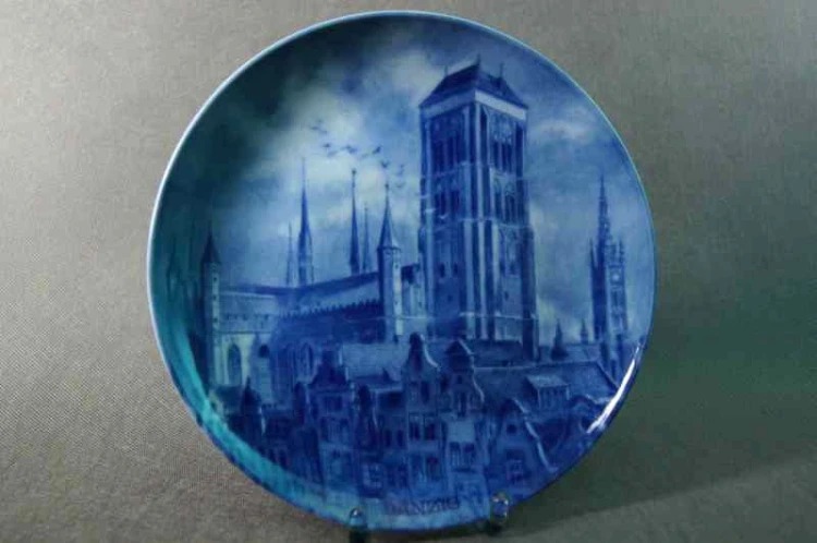 DANZIG GDAŃSK TALERZ PORCELANOWY KAISER 2