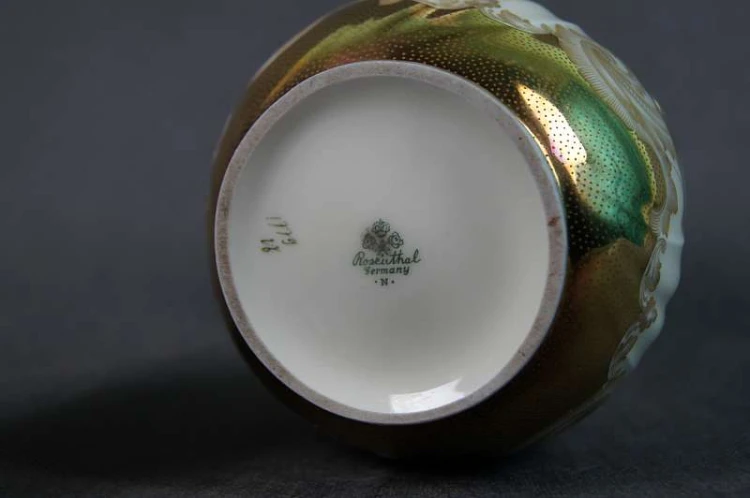 Ekskluzywny złocony wazon Rosenthal Polecam !!!