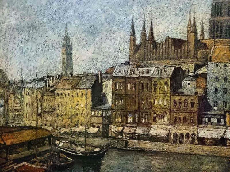 Dawny Gdańsk - Danzig na obrazie - Friedrich Schütz - Polecam !!!
