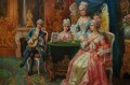 Pałacowy obraz - salonowy koncert - Stephan Sedlacek (1868-1936)