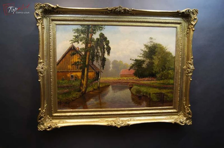Ernst Hugo Lorenz Murowana Krajobraz Spreewald