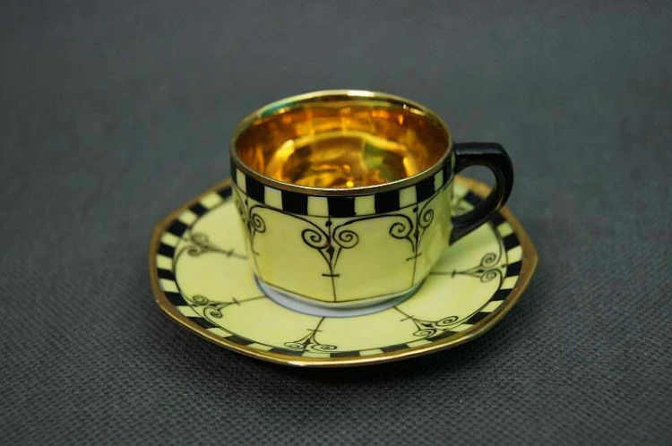 Eduard Eichler Weimar żółto złota piękność espresso