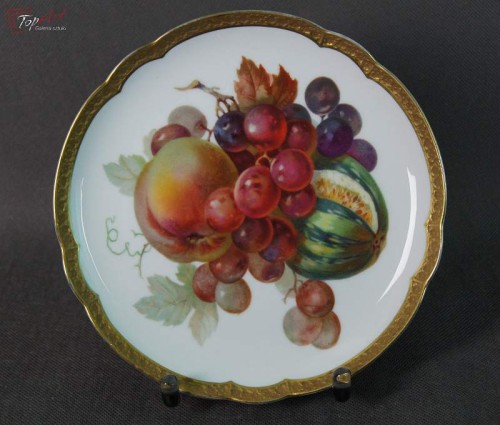Rosenthal porcelana talerz deserowy z owocami 1