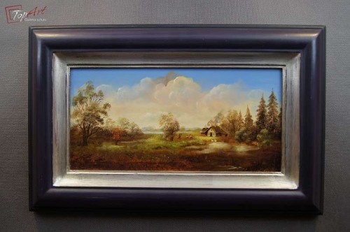 Obraz olejny Żoldy nieduży pejzaż Polecam!!! 