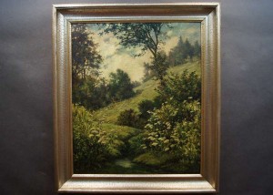 Obraz olejny Ukwiecona górska łąka J. Schwermer