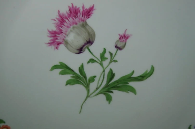 Meissen olbrzymia patera na ciasto porcelana Miśnia